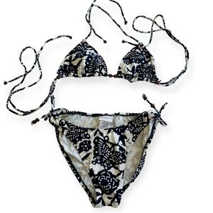Tommy Hilfiger Swim Bikini Set Butterfly Size 6
